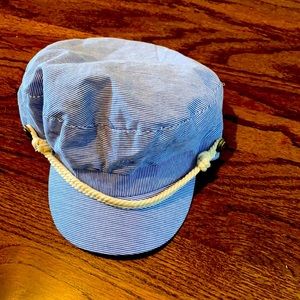 David and Young Hat Blue/White Stripes